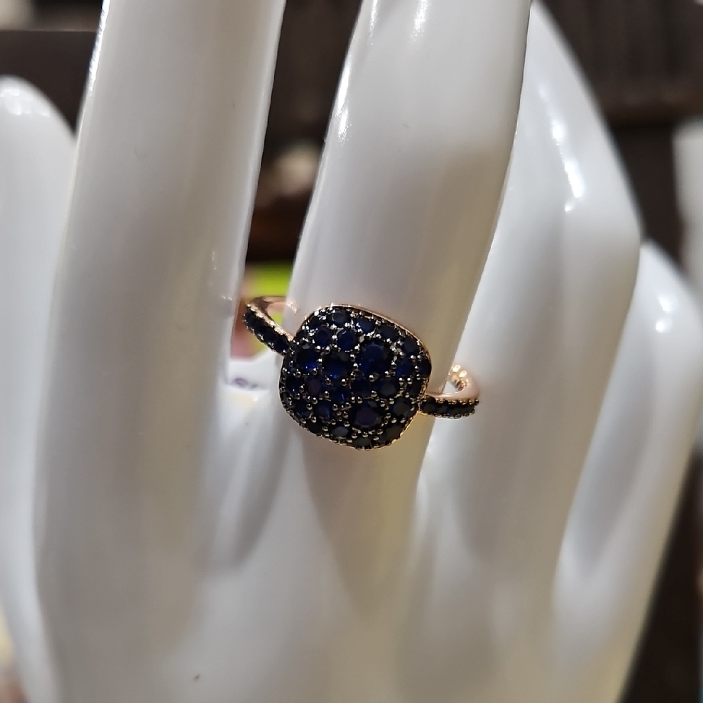 Elegant Blue Stone Ring